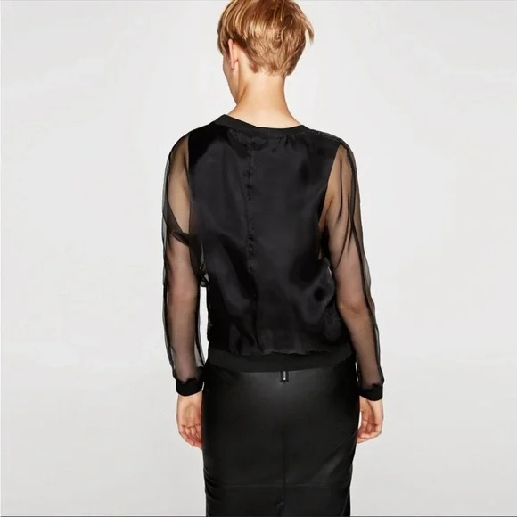 📌 Zara Made For Everybody Sheer Mesh Top - Picture 6 of 6